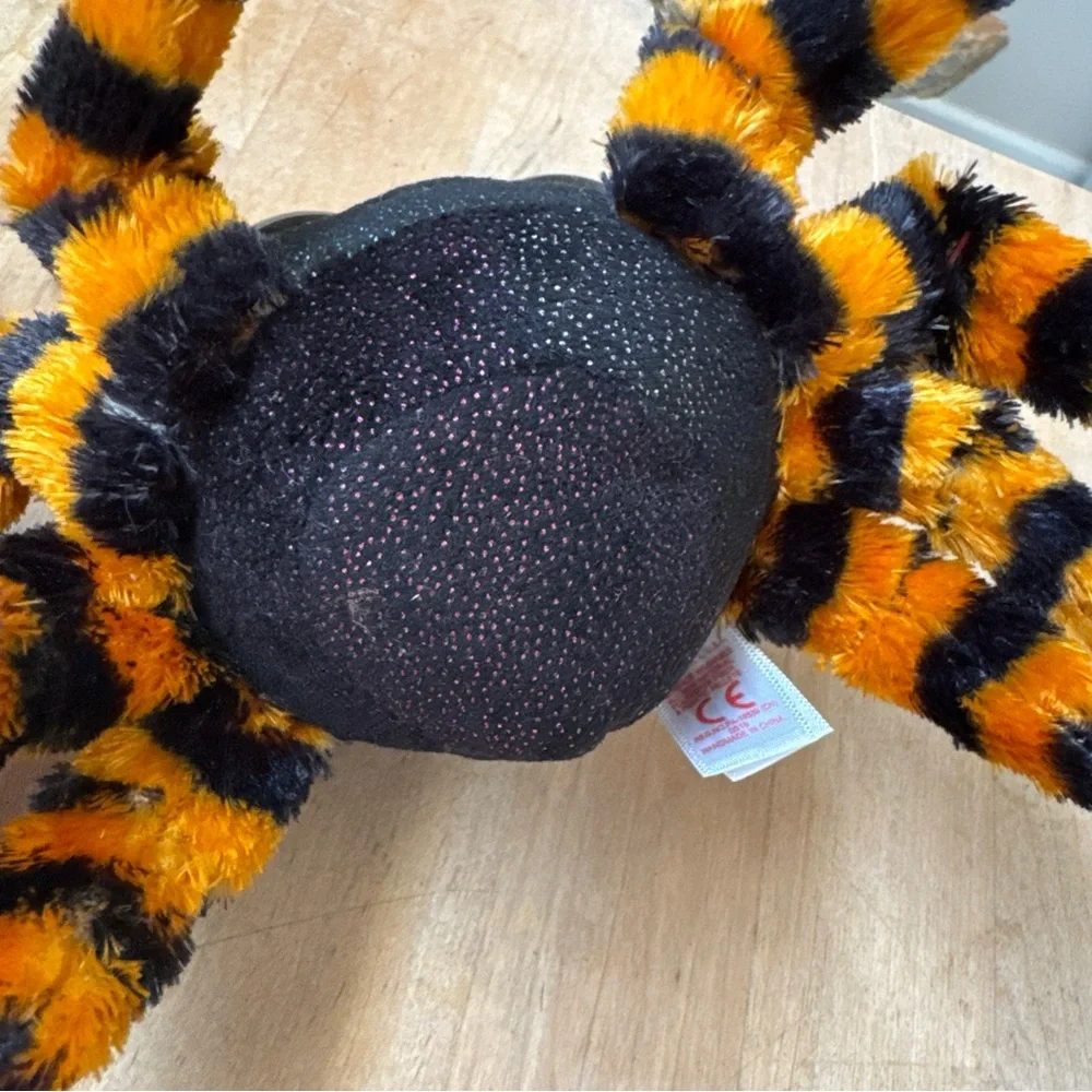 Ty‎ Beanie Boos COBB the Halloween Black & Orange Spider Approx 5 Inch New W/Tag